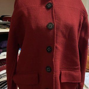Jones New York red wool jacket